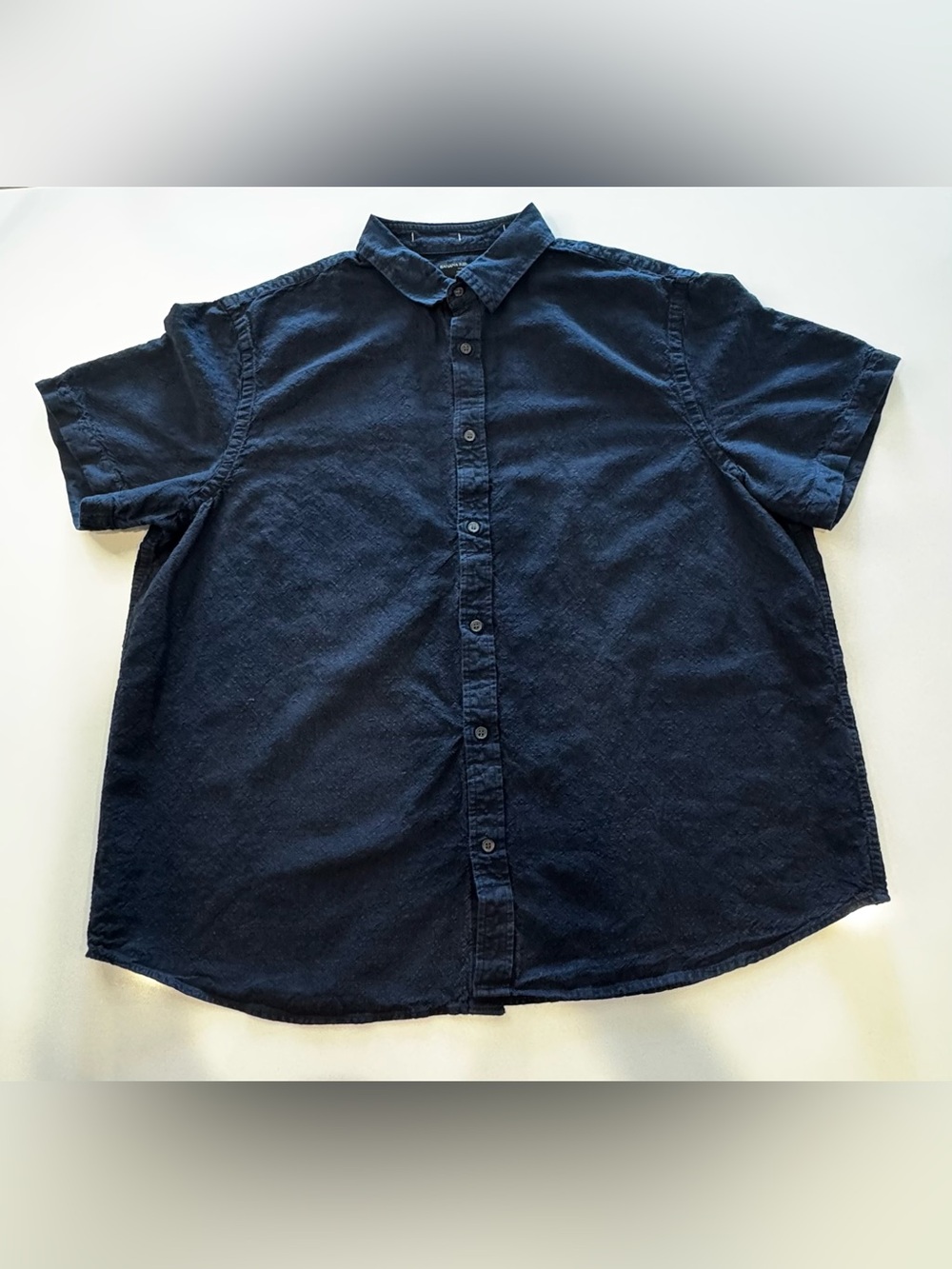 Banana Republic Navy Linen Slim-Fit Shirt